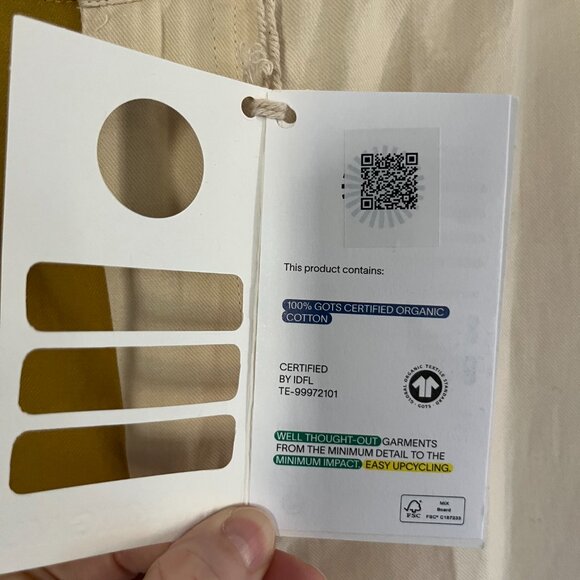 Thinking Mu NWT Mariam Patchwork Pants -Yellow, Size EU 38/US 6 - Picture 13 of 16